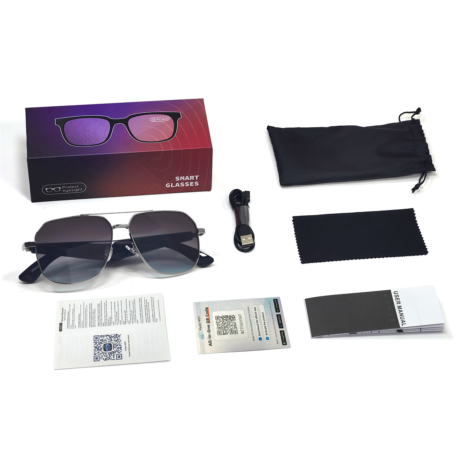 Silver frame - B